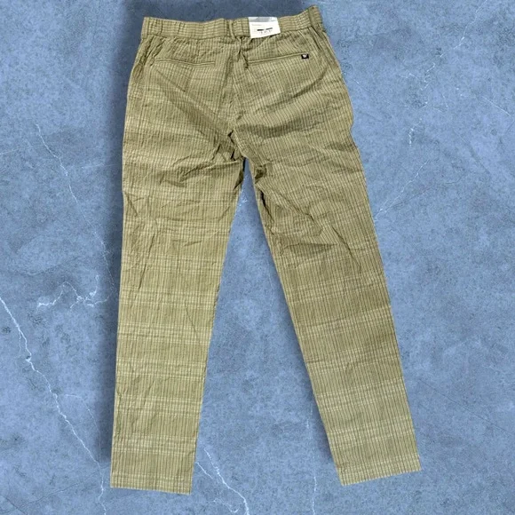 NWT Men's Green Checkered Trousers - Picture 2 of 5